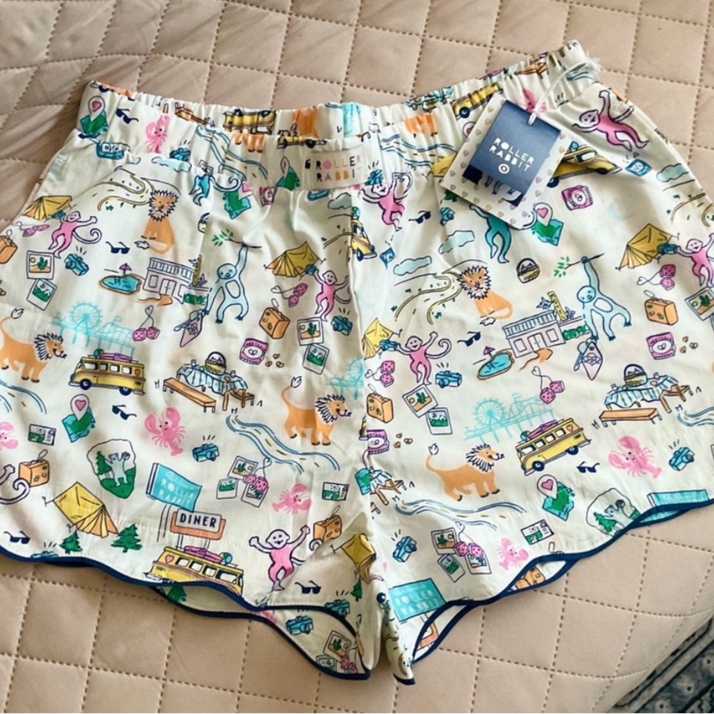 Roller Rabbit x Target Collab Road Trip High Waist Shorts Medium NWT - Picture 5 of 9
